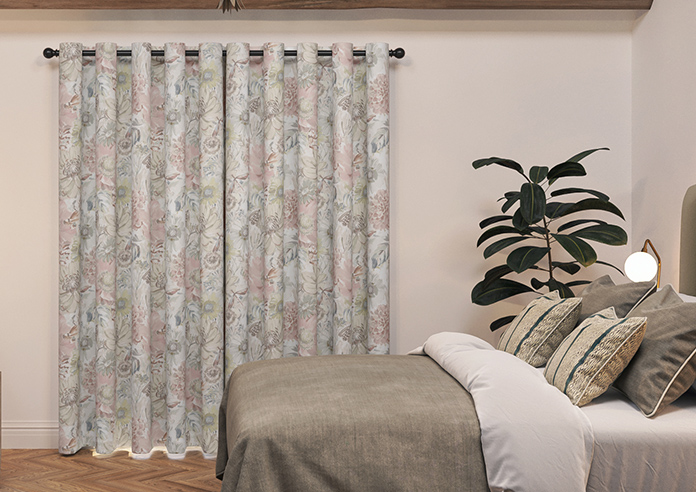 Spring Garden, Dusky Rose - Made to Measure Curtains - Image 7